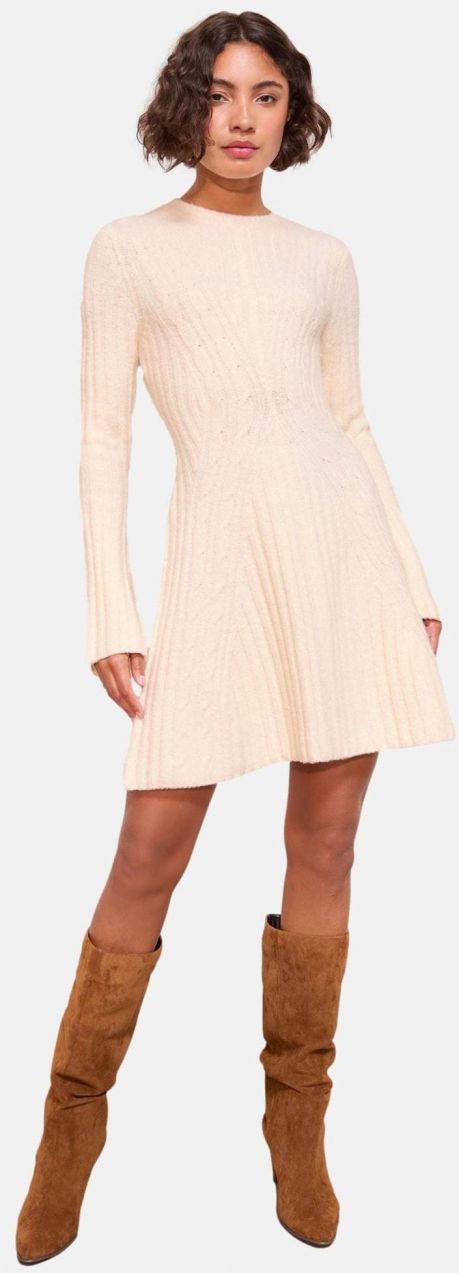 Friends Like These Šaty  slonová kosť