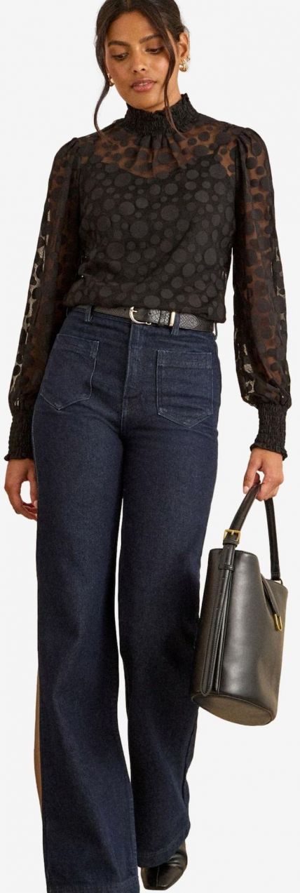 love & roses Blúzka  čierna