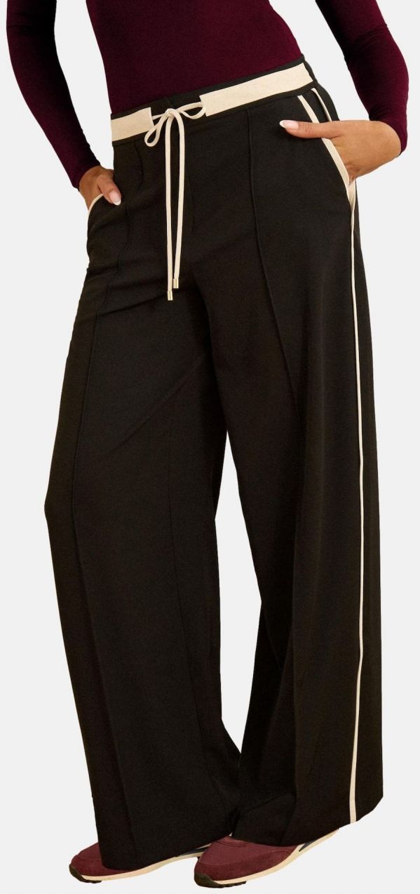 love & roses Nohavice s pukmi  svetlobéžová / čierna