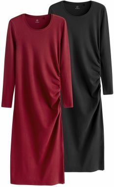 The Set Šaty  červená / čierna