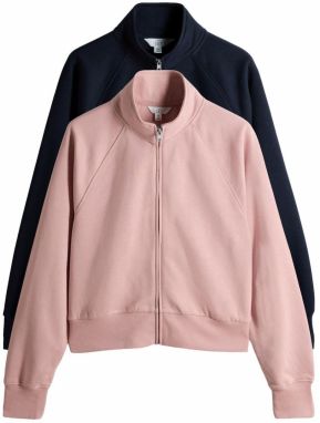 The Set Prechodná bunda  námornícka modrá / ružová