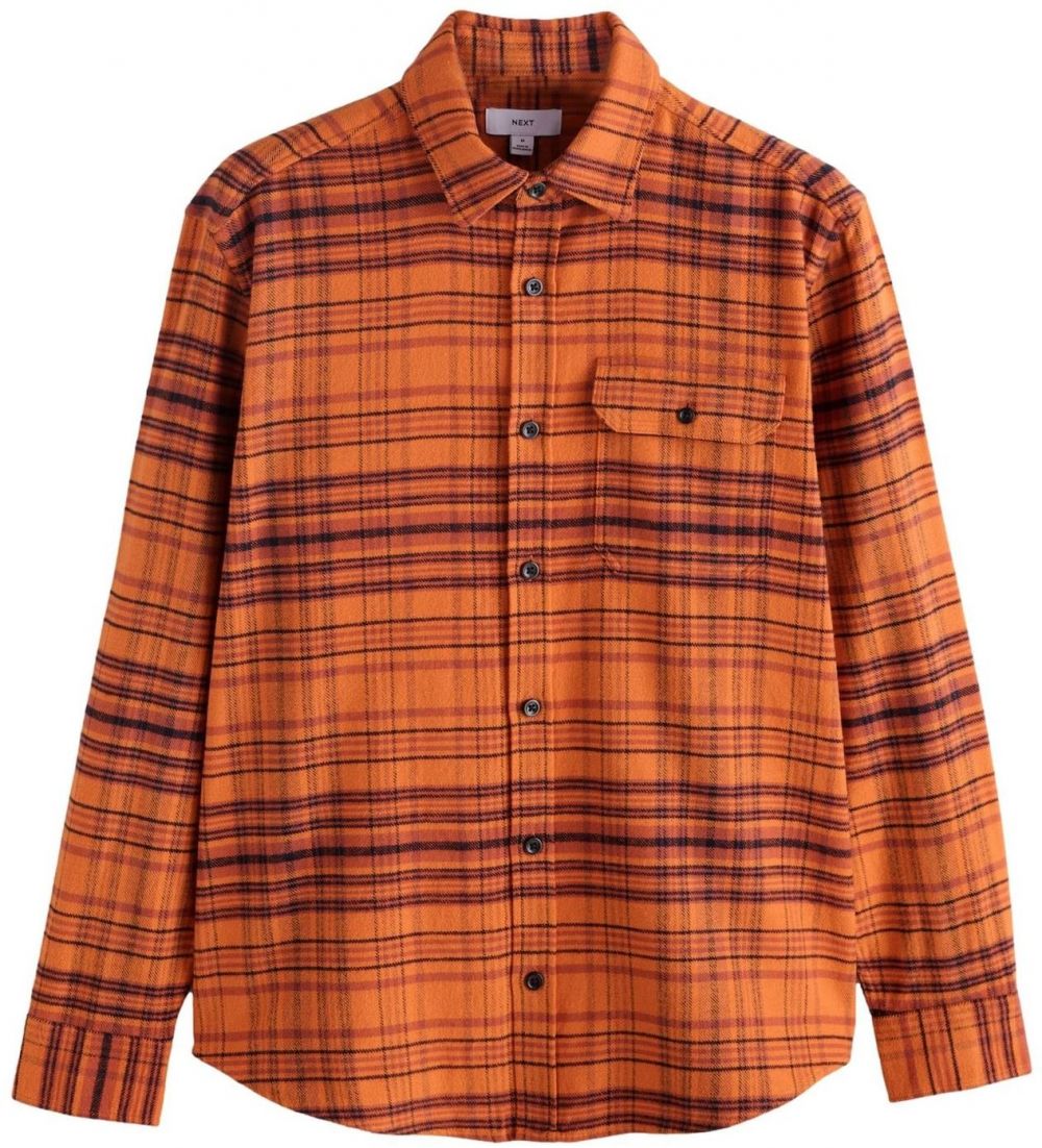 Next Košeľa  oranžová / čierna