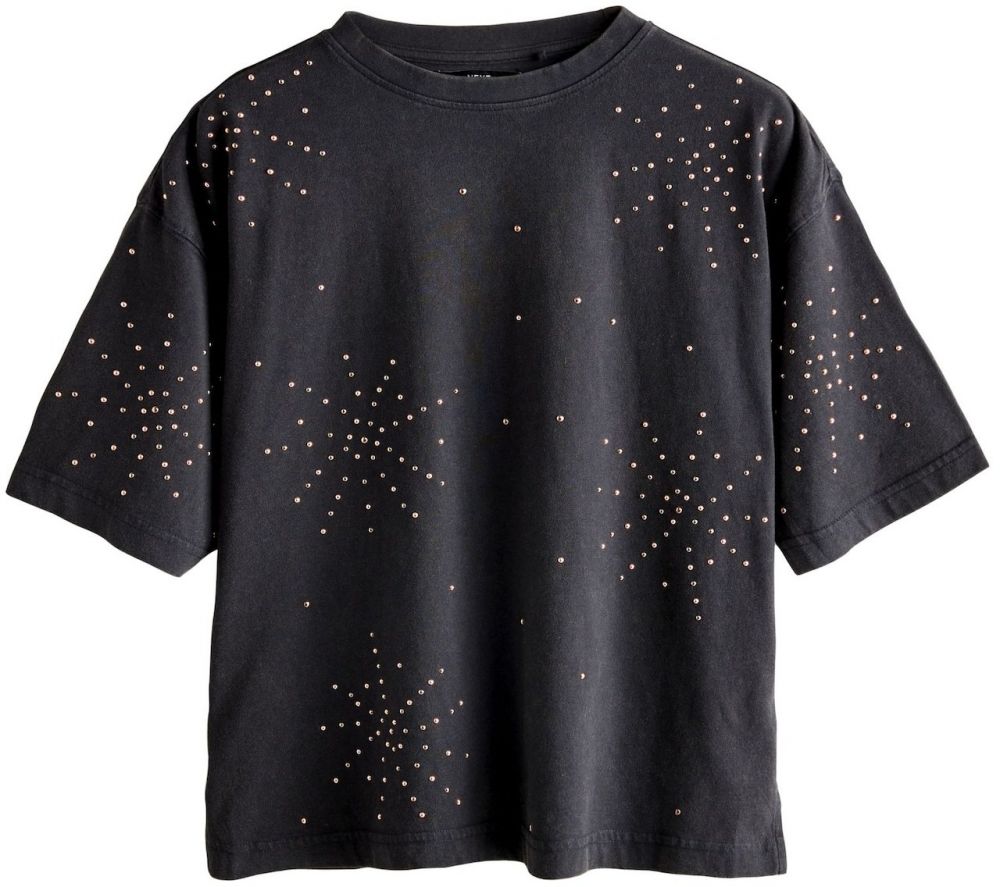 Next Tričko  čierna / biela