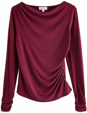 Next Tričko  burgundská