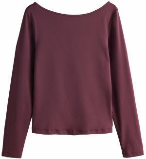 Next Tričko  vínovo červená