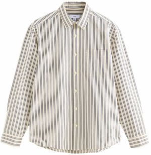 Next Košeľa  nebielená / tmavomodrá