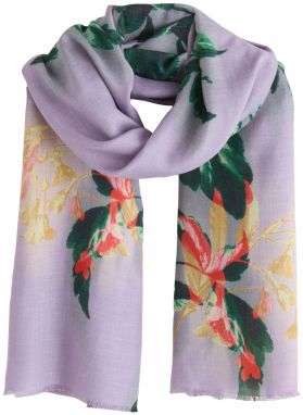 Next Šál  béžová / petrolejová / orgovánová / jasne červená