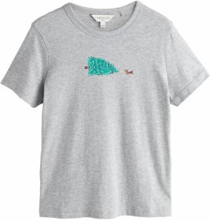 Next Tričko  sivá / zelená