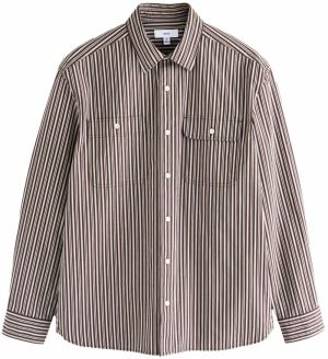 Next Košeľa  hnedá / biela