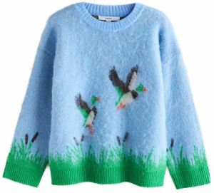 Next Sveter  azúrová / sivá / zelená / čierna