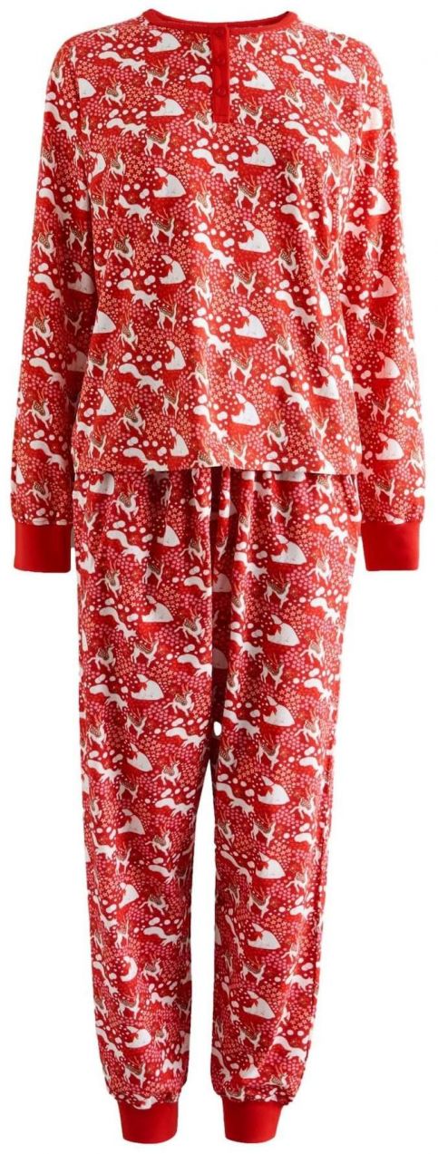 Cath Kidston Pyžamo  hnedá / červená / biela