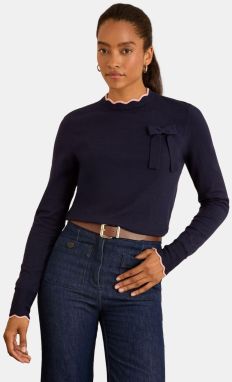 love & roses Sveter  námornícka modrá / ružová