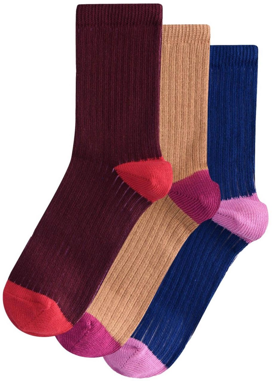 Next Ponožky  piesková / námornícka modrá / ružová / purpurová / červená / bordová