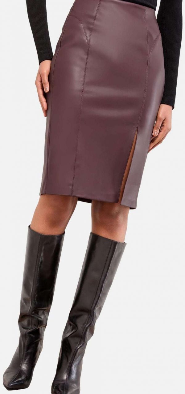 Lipsy Sukňa  burgundská