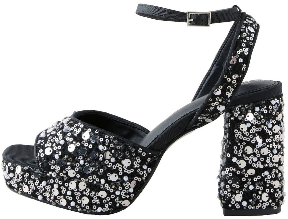 Next Sandále  čierna / strieborná