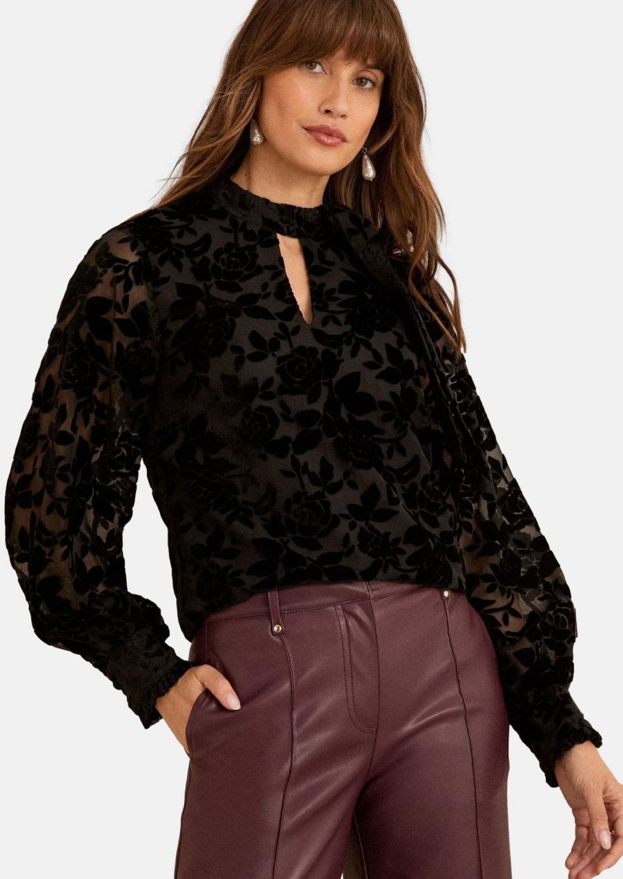 love & roses Blúzka  čierna