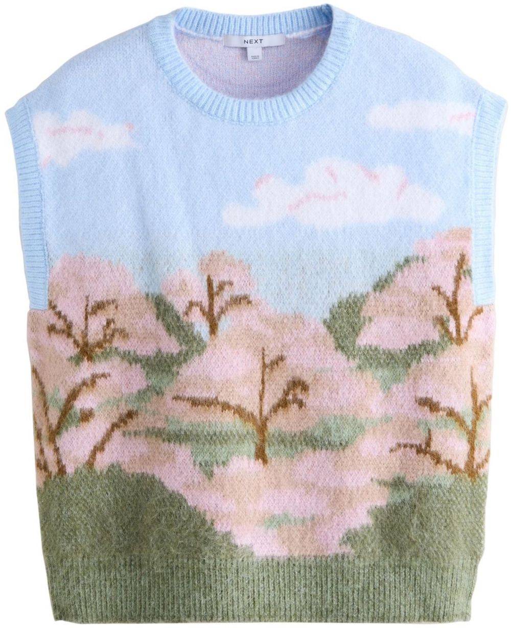 Next Sveter  svetlomodrá / hnedá / zelená / ružová