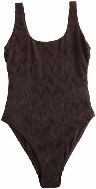 Next Jednodielne plavky  tmavohnedá