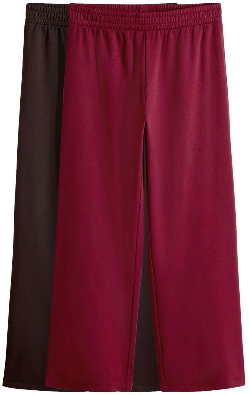 The Set Nohavice  čokoládová / rubínová