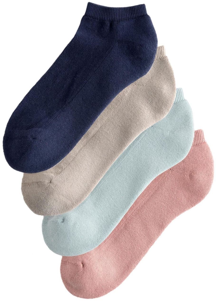 Next Ponožky  béžová / námornícka modrá / svetlomodrá / staroružová