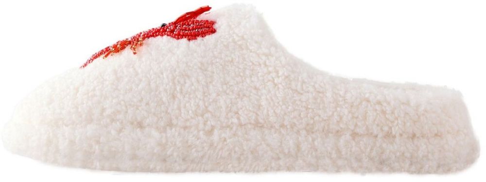 Next Papuče  červená / šedobiela