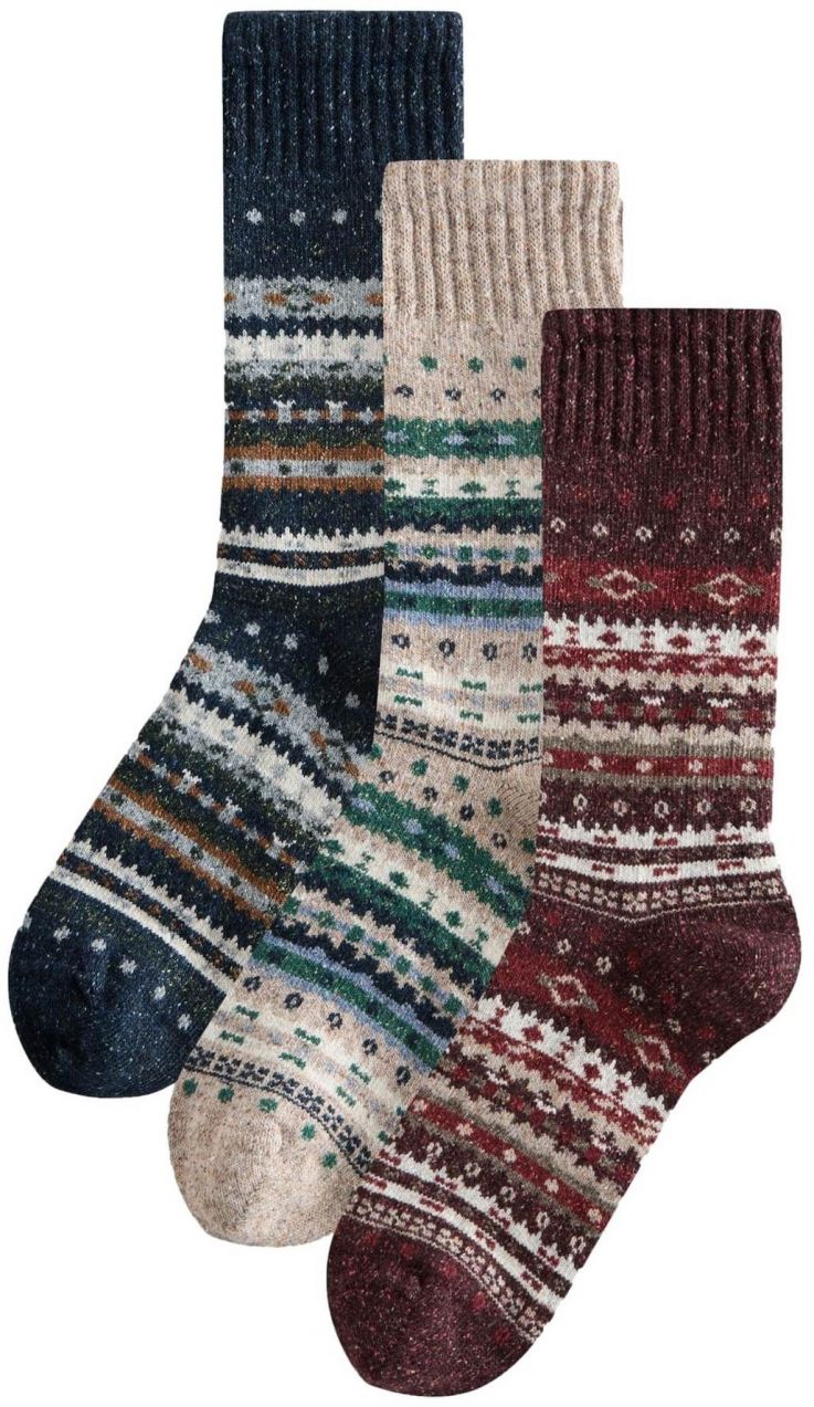 Next Ponožky  béžová / námornícka modrá / azúrová / tmavočervená