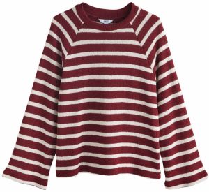 Next Sveter  tmavočervená / biela