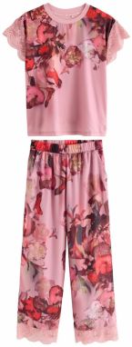 B by Ted Baker Pyžamo  kaki / staroružová / červená / čierna