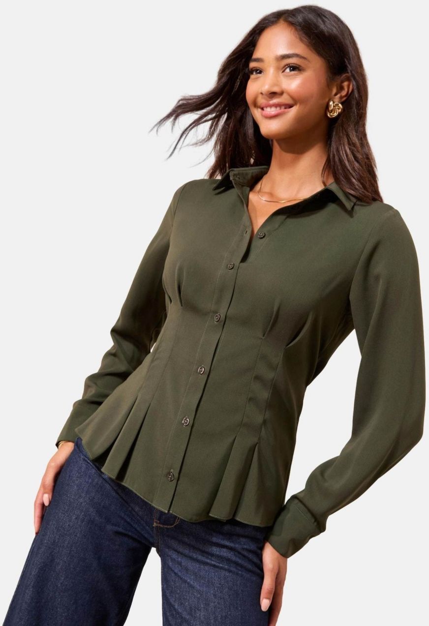 Friends Like These Blúzka  olivová