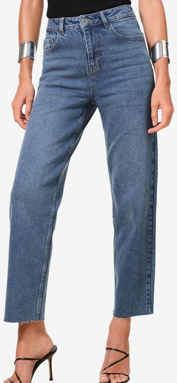 Lipsy Džínsy  modrá denim