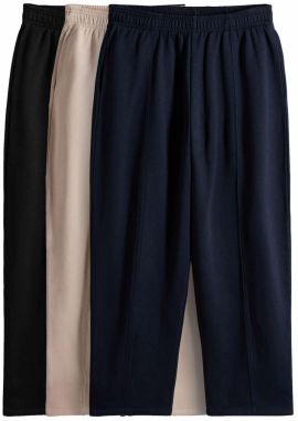 The Set Nohavice  béžová / námornícka modrá / čierna