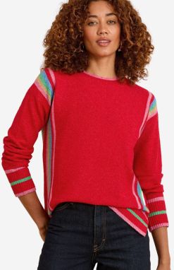 love & roses Sveter  zmiešané farby / červená