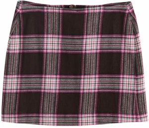 Next Sukňa  tmavohnedá / ružová / biela