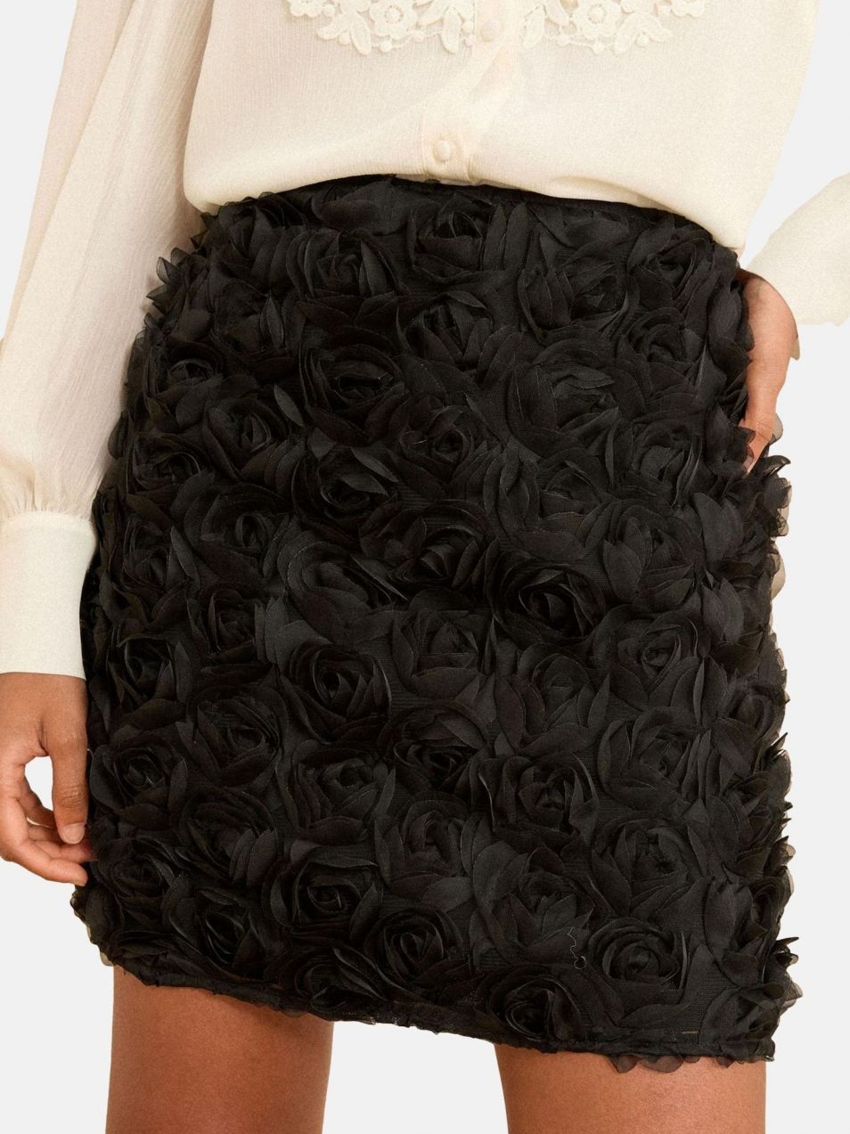 love & roses Sukňa  čierna