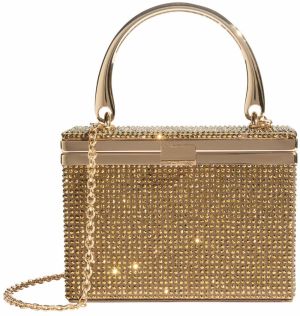 Lipsy Listová kabelka  zlatá