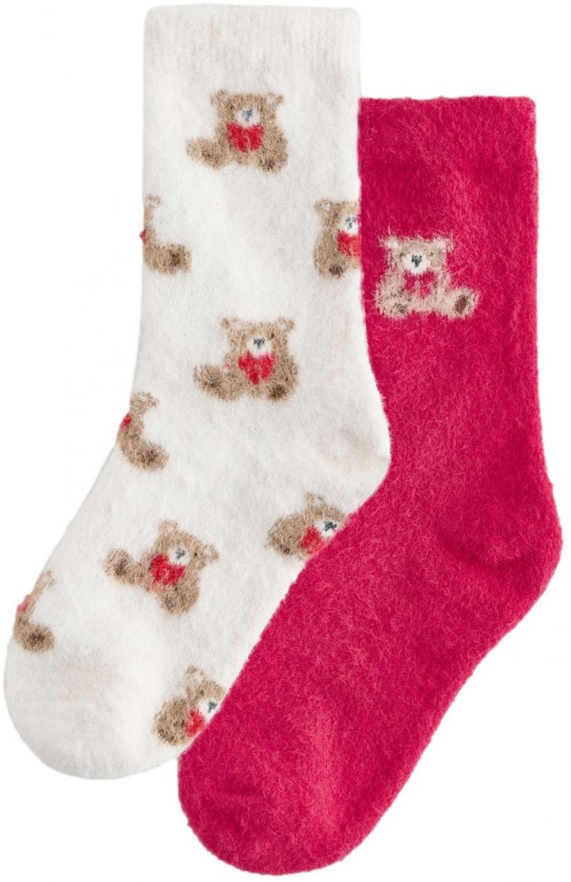 Next Ponožky  béžová / červená / biela