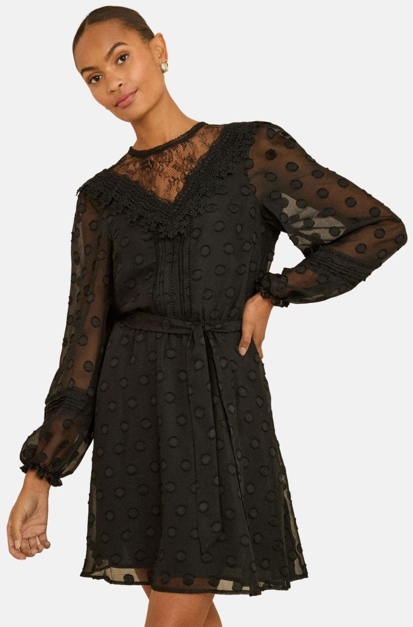 love & roses Šaty  čierna