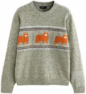 Next Sveter  slonová kosť / pueblo / svetlozelená