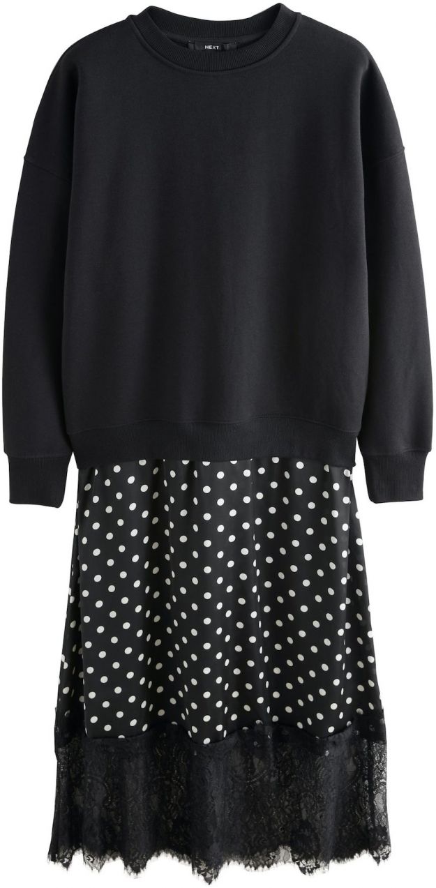 Next Šaty  čierna / biela