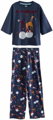 Next Pyžamo  námornícka modrá / žltá / červená