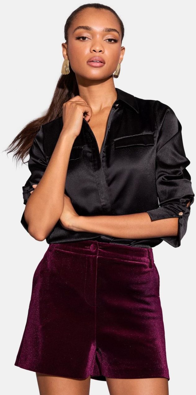 Lipsy Nohavice  vínovo červená