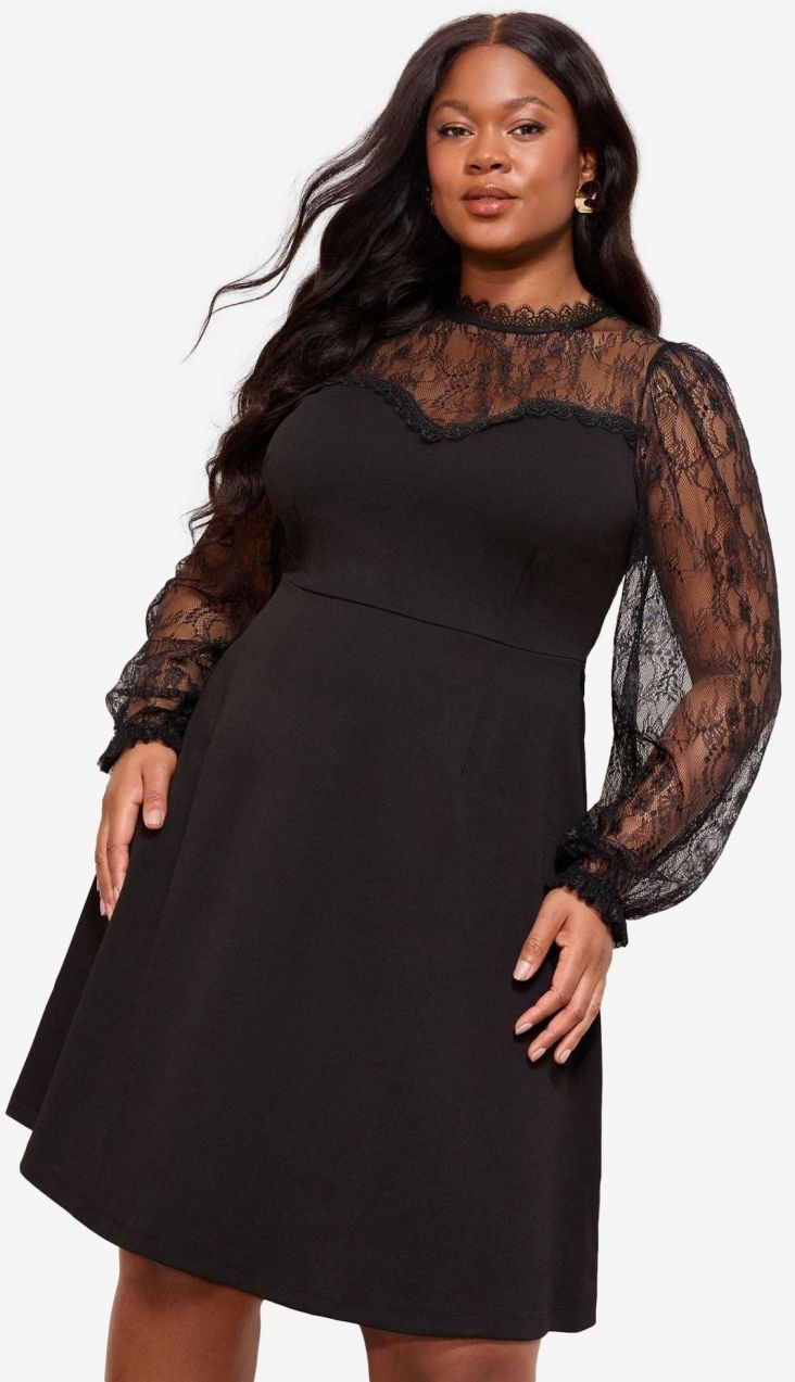 Friends Like These Kokteilové šaty  čierna