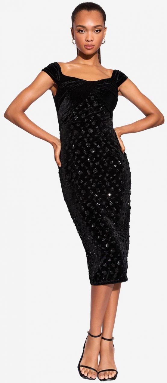 Lipsy Šaty  čierna