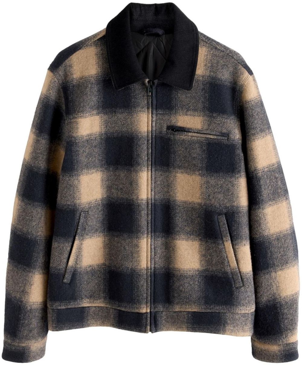 Next Prechodná bunda  kapučíno / čierna / čierna melírovaná