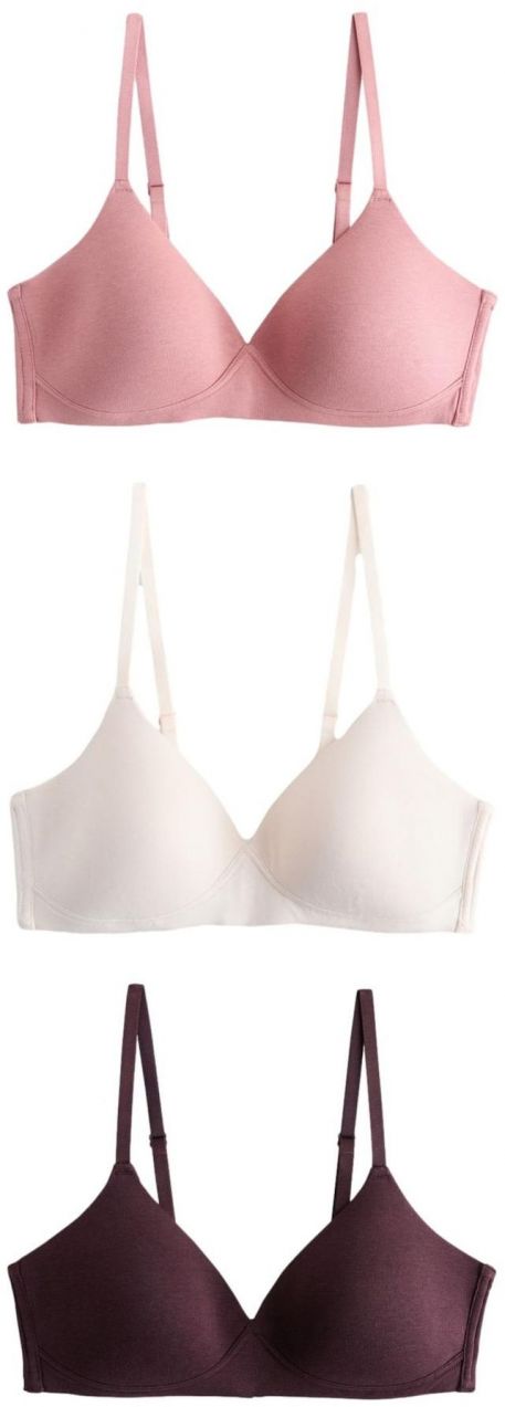 Next Podprsenka  staroružová / vínovo červená / biela