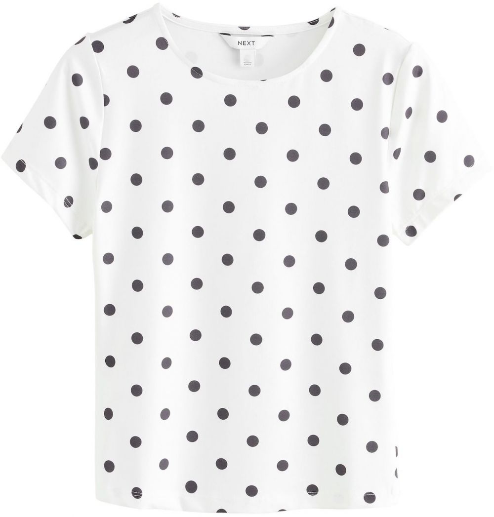 Next Tričko  čierna / biela