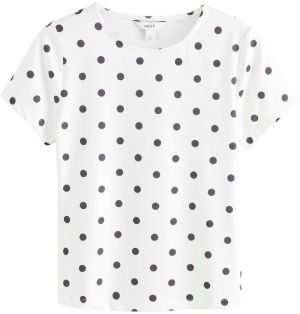 Next Tričko  čierna / biela