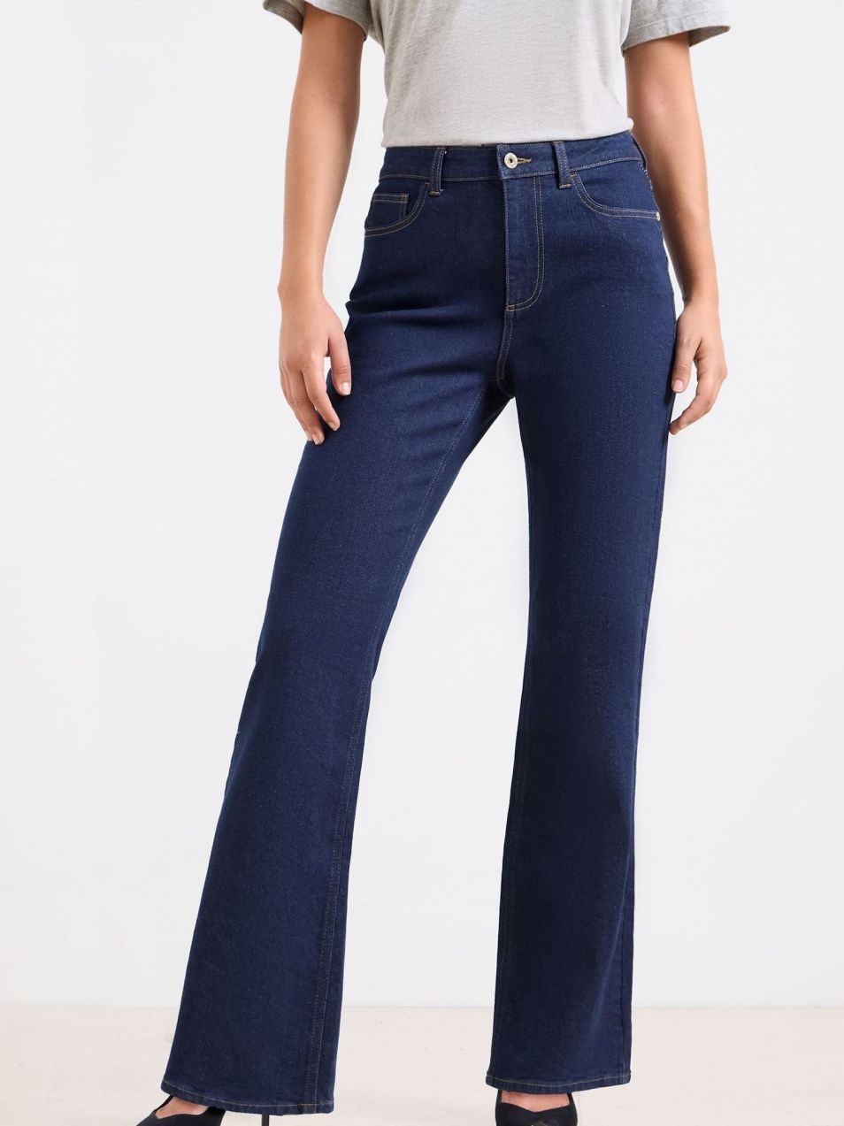 Lipsy Džínsy  modrá denim