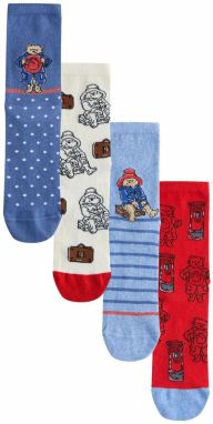 Next Ponožky  modrá / zmiešané farby / červená / biela