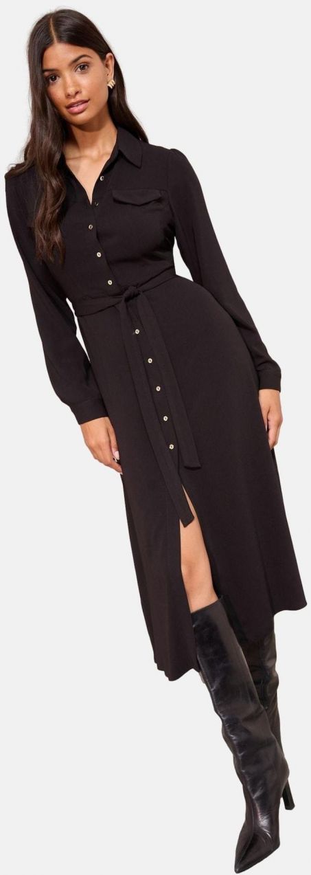 Friends Like These Košeľové šaty  čierna